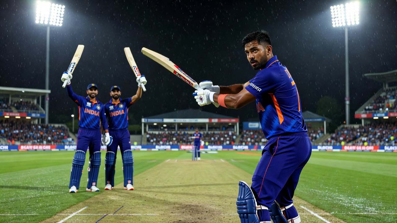 Shivam Dube brilha com 42 não-out e lidera recuperação da Índia no primeiro T20I