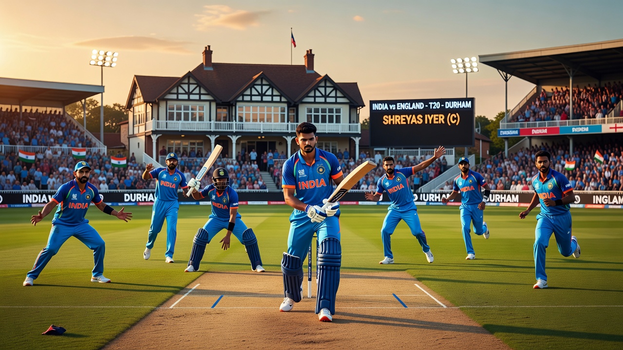 Shreyas Iyer busca redenção à frente da Índia contra a Inglaterra no T20