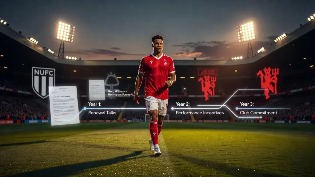 Neco Williams desperta interesse de Newcastle e United enquanto Forest tenta renovação
